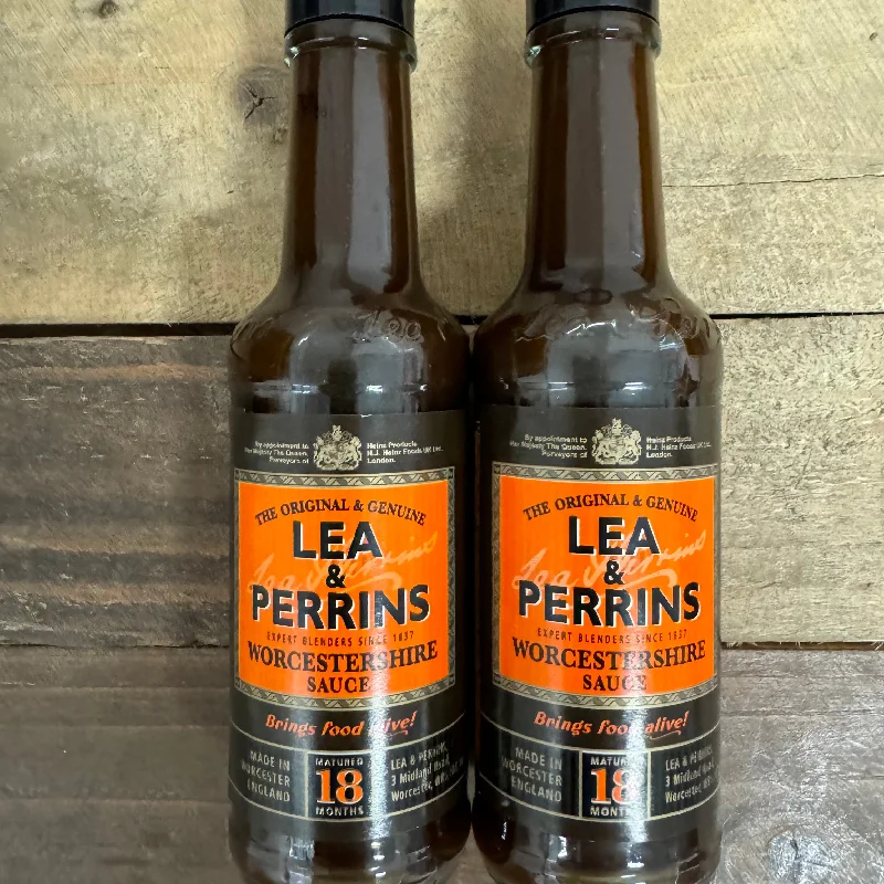 2x Lea & Perrins Worcestershire Sauce Bottles (2x150ml)