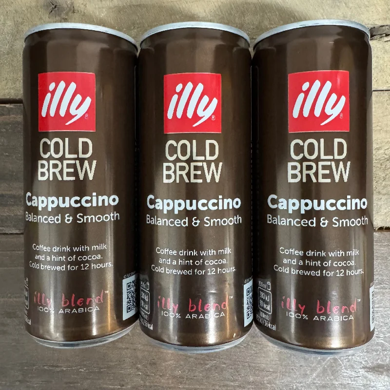 12x illy Cold Brew Cappuccino Cans (12x250ml)
