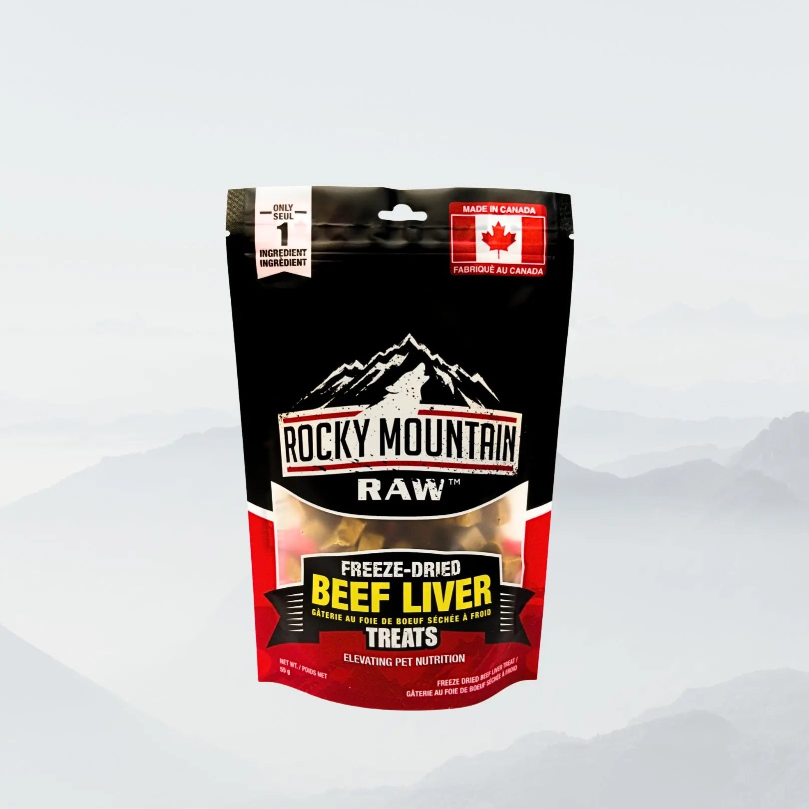 Rocky Mountain Raw Freeze-Dried Beef Liver Pet Treats 1.8 oz