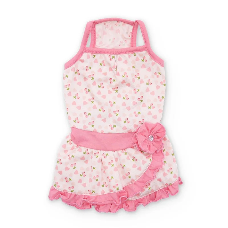 Pet lace clothesCherish Heart Dog Dress