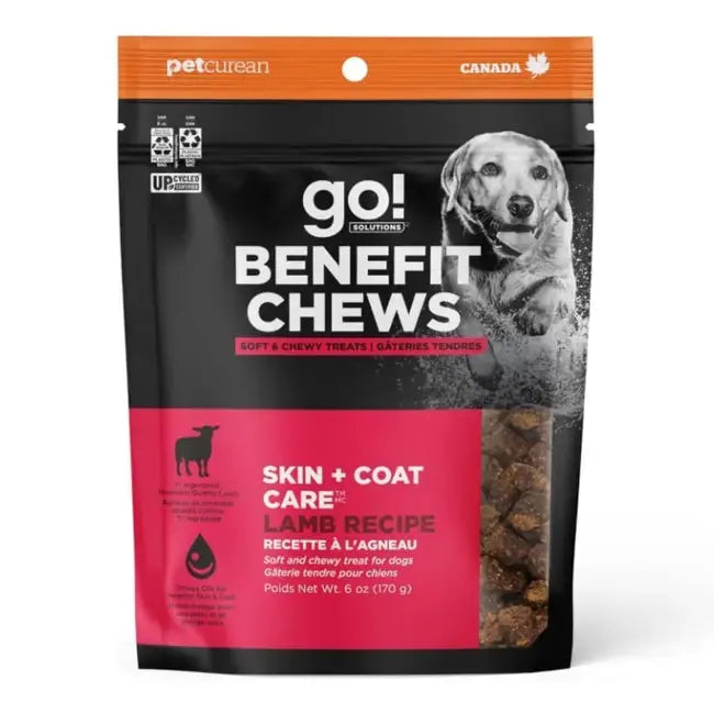 Go! Skin & Coat Care Lamb Recipe Soft & Chewy Dog Treats