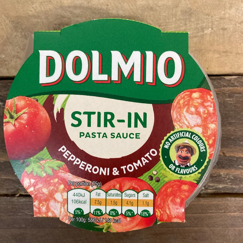 2x Dolmio Stir In Pepperoni & Tomato Pasta Sauces (2x150g)