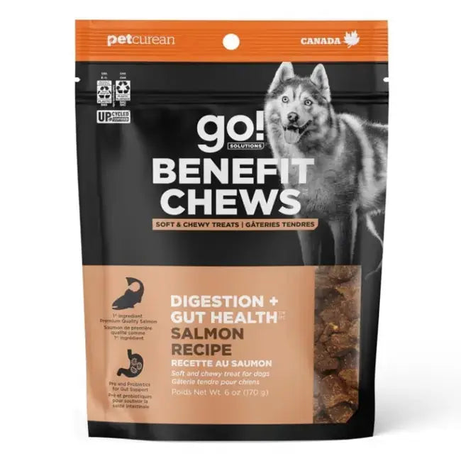 Go! Digestion & Gut Health Benefit Salmon Recipe Soft & Chewy Dog Treats
