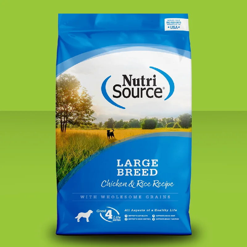 - The effect of dog food on dental healthNutrisource Large Breed Adult Chicken & Rice 26#