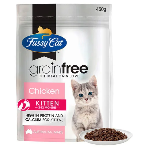 - Recommended online stores for cat food Fussy Cat Grain Free Chicken Kitten Dry Food 450g - Recommended online stores for cat food Fussy Cat Grain Free Chicken Kitten Dry Food 450g