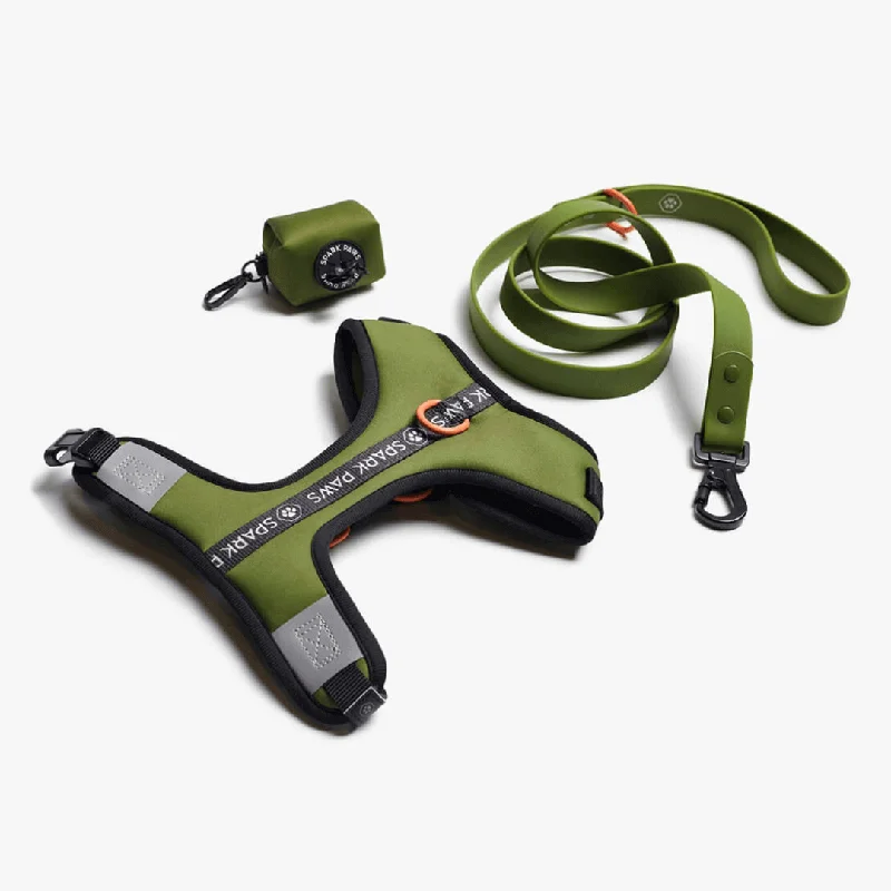 Pet winter warm clothesUltra-Soft Activewear Harness Set (Multi)
