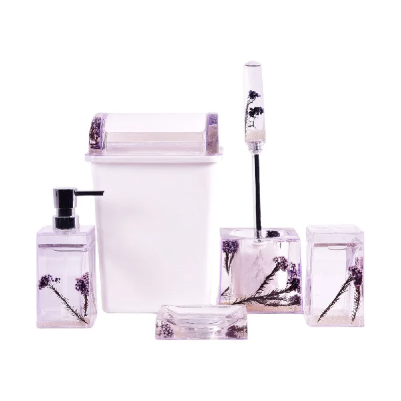 BATHROOM SET 5PC ACRYLIC IR HB219456 (A20)