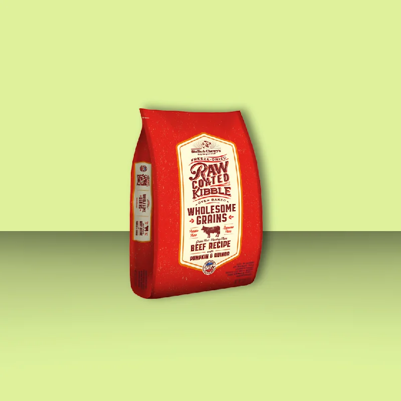 - Food for large dogsStella & Chewy's Raw Coated Wholesome Grains Beef 22#