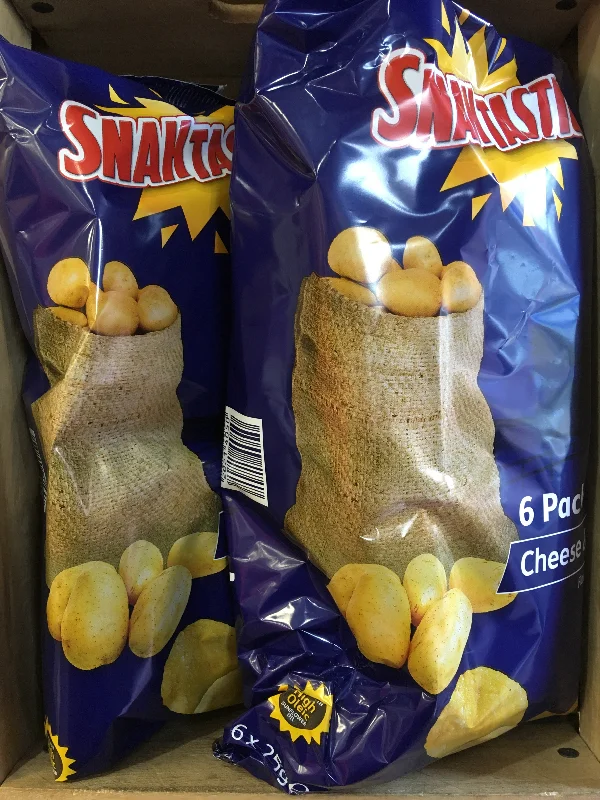 2x Snaktastic Cheese & Onion 2x6 Pack (2x150g)