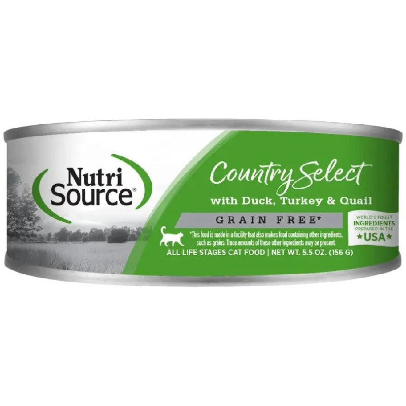 NutriSource Select Recipe Grain Free Canned Cat Food 12ea/5.5 oz
