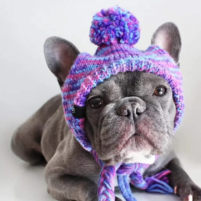 Classification by pet type:Knit Pom Pom Dog Beanie Hats