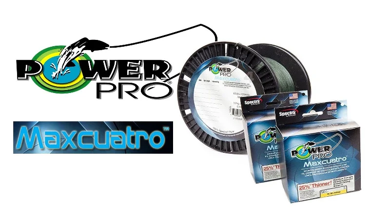 PowerPro Maxcuatro Braided Fishing Line - 1500 Yd. - Moss Green 40 Lb.