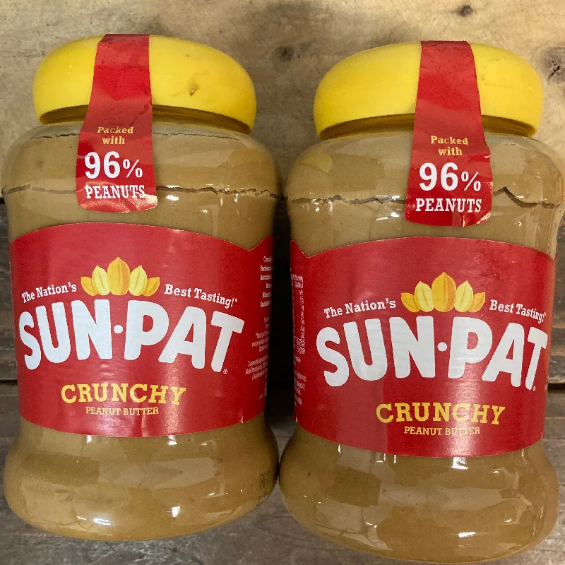 2x Sun-Pat Crunchy Peanut Butter Jars (2x570g)