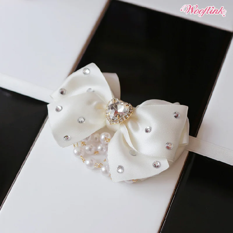 Wooflink Shine Like A Diamond Necklace in White