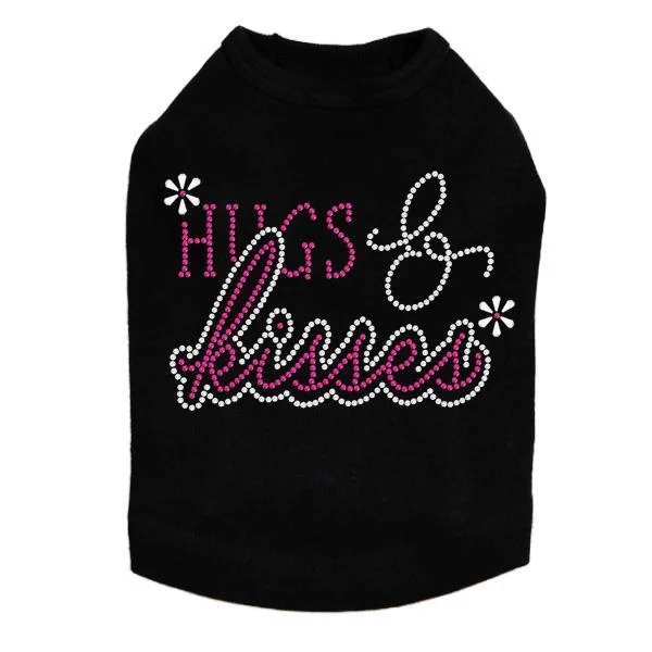 Hugs And Kisses 2 Rhinestone Dog Tank
