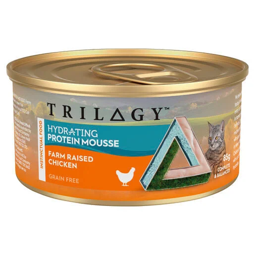 - Fish-based cat food Trilogy™ Hydrating Protein Mousse Adult Wet Cat Food Farm Raised Chicken 85g - Fish-based cat food Trilogy™ Hydrating Protein Mousse Adult Wet Cat Food Farm Raised Chicken 85g