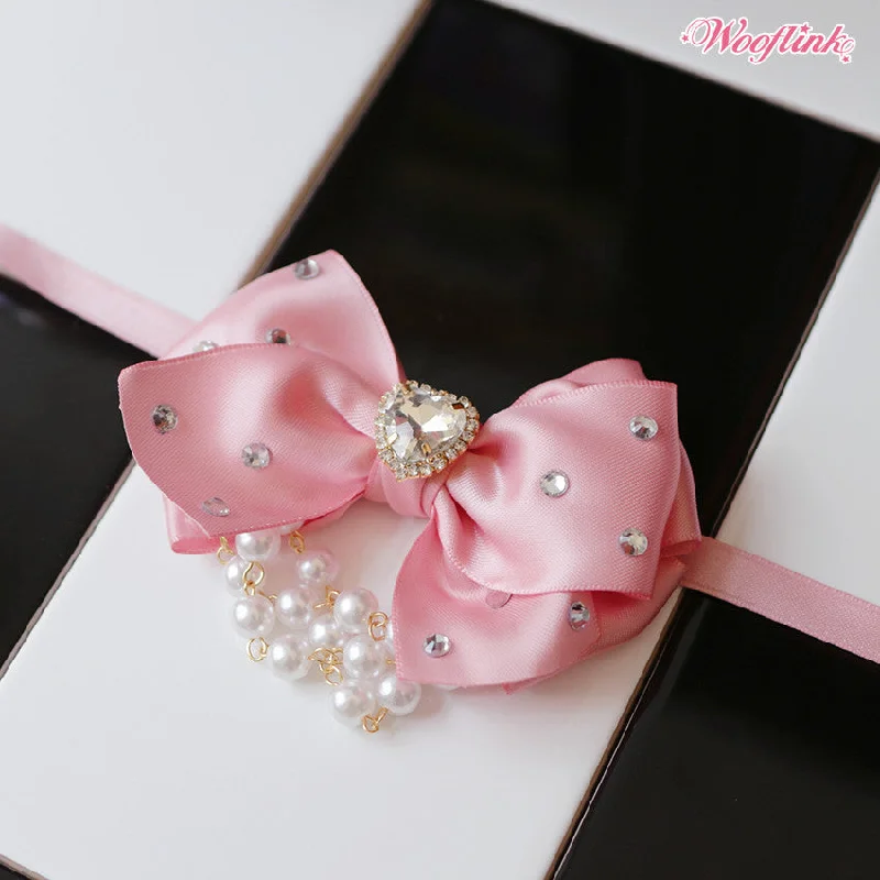 Wooflink Shine Like A Diamond Necklace in Pink