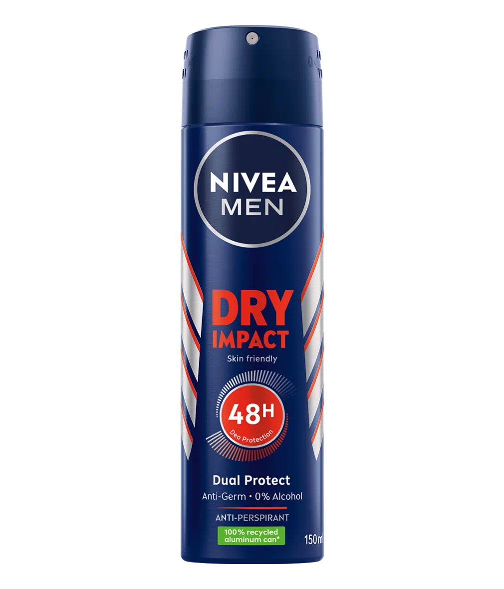 NIVEA MEN DEODORANT DRY IMPACT PLUS 150 ML