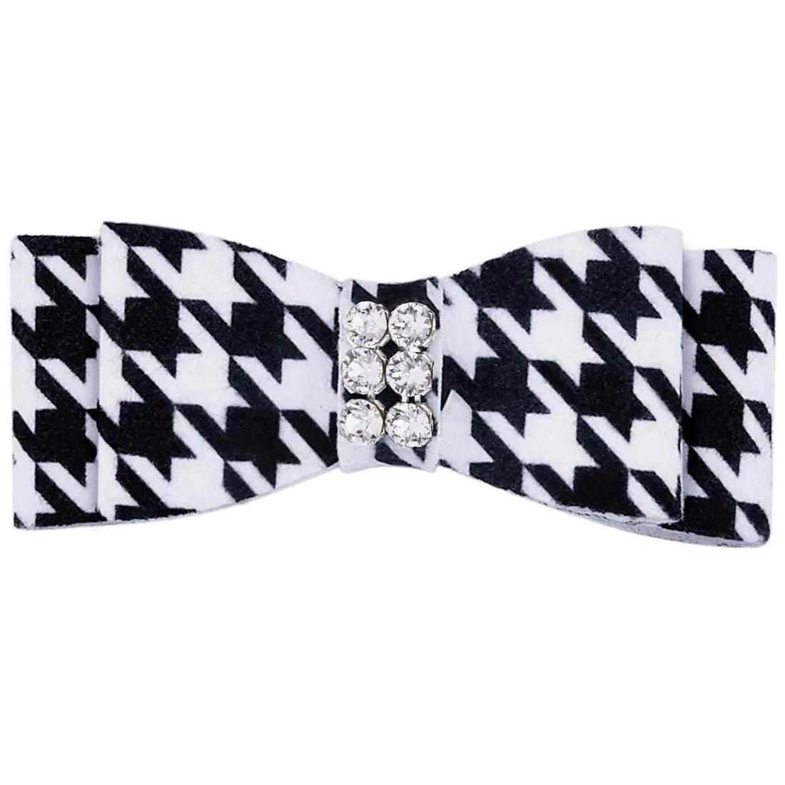 Susan Lanci Houndstooth Giltmore Hair Bow
