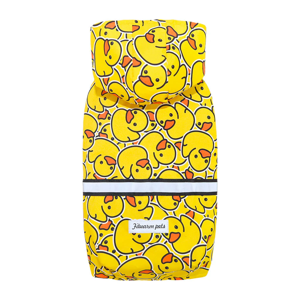 Pet easy-to-wear and take-off design clothesRubber Ducky Raincoat