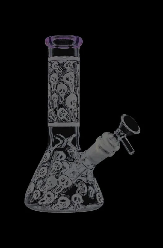 Ghost Face Mini Beaker Ice Bong