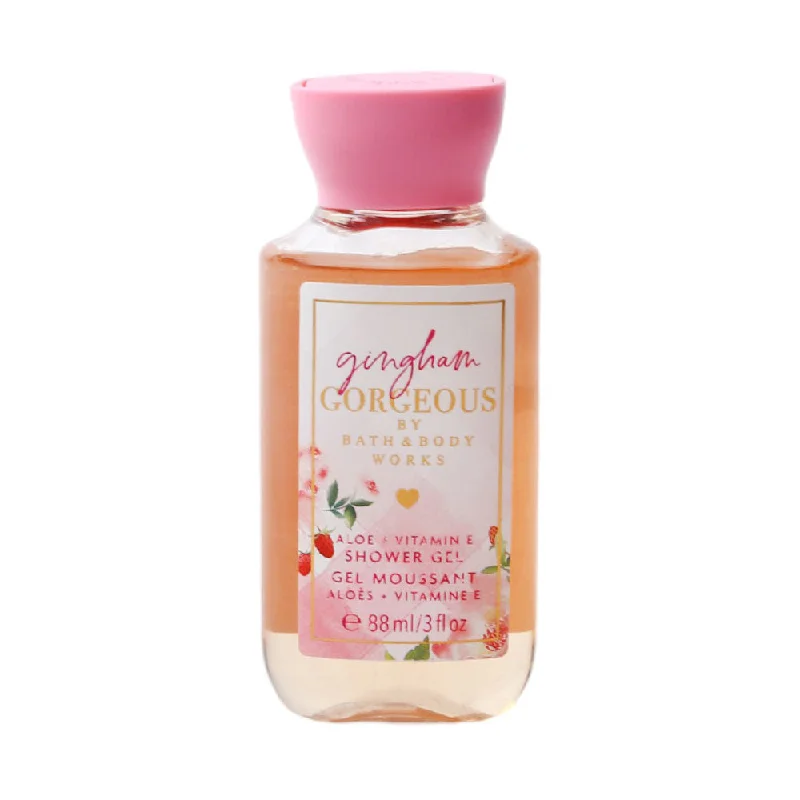 BBW GINGHAM GORDEOUS ALOE & VITAMIN E SHOWER GEL 88ML
