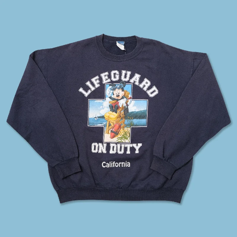 Vintage Mickey Mouse Lifeguard Sweater Large